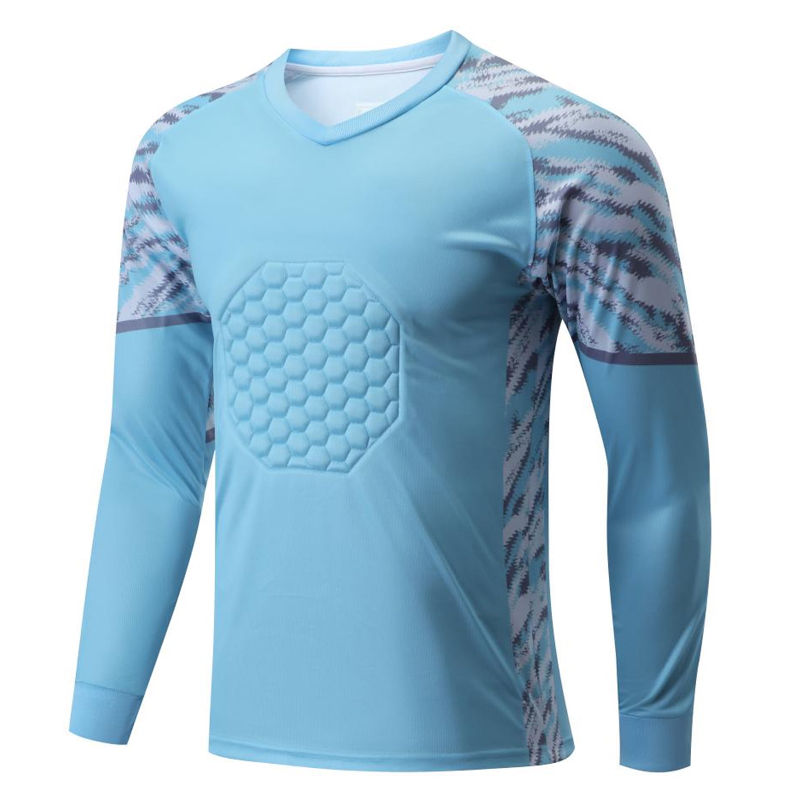 Mexico Blank Blue Goalkeeper Long Sleeves Kid Soccer Country Jersey
