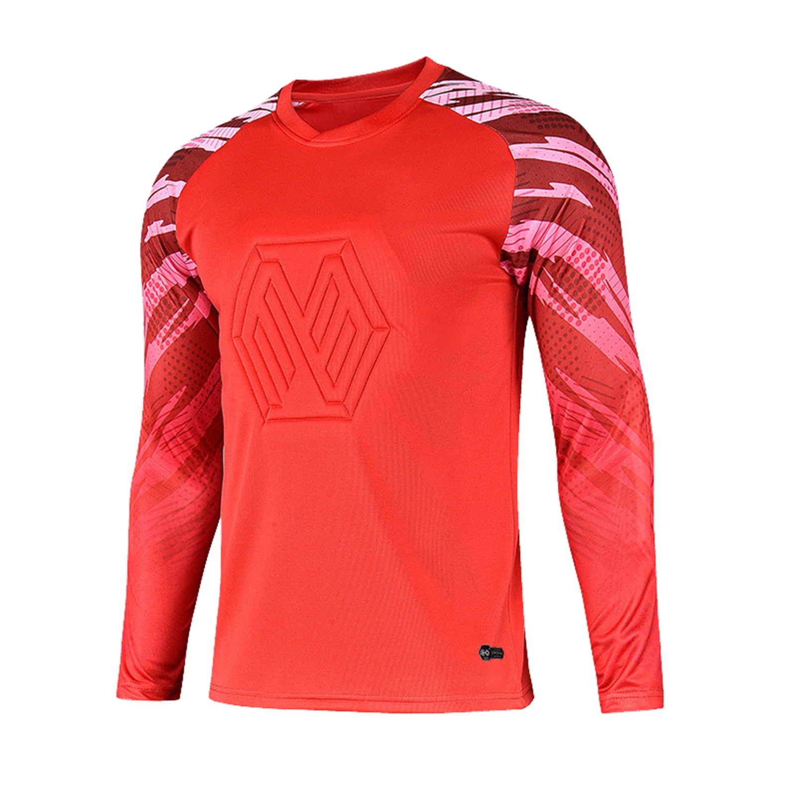 inhzoy Kids Youth Padded Goalkeeper Jersey Football Long Sleeve Goalie