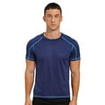 thumbnail image 1 of inhzoy Men's Athletic T-Shirt Quick Dry Workout Gym Sports Tee Tops Dark Blue XL, 1 of 7