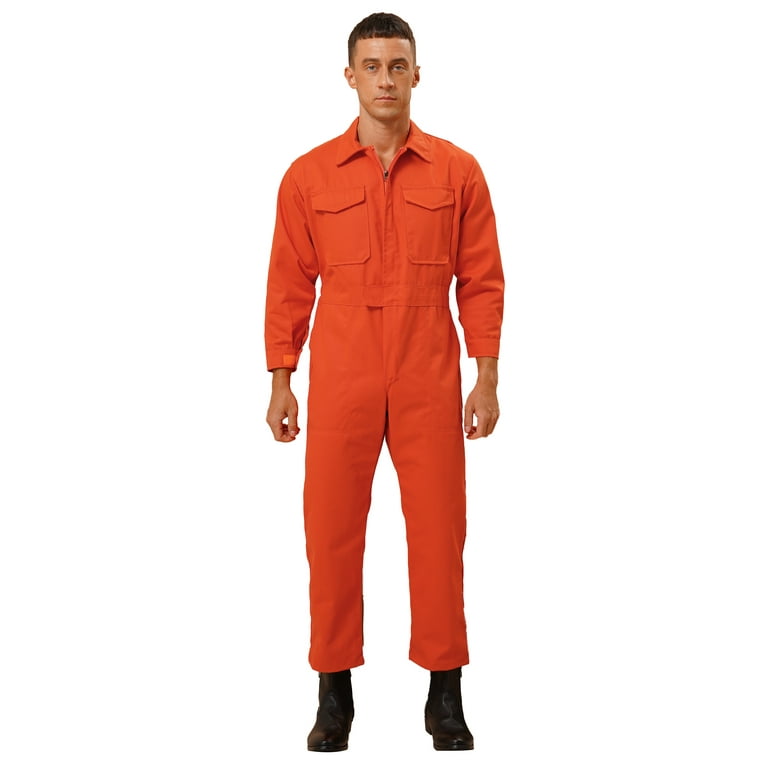 Dark orange jumpsuit sale