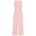 thumbnail image 1 of inhzoy Summer Dress Made Of Chiffon Fabric With Flowers For Girls Onepiece Outfit For Childrens Parties Pink 8, 1 of 5
