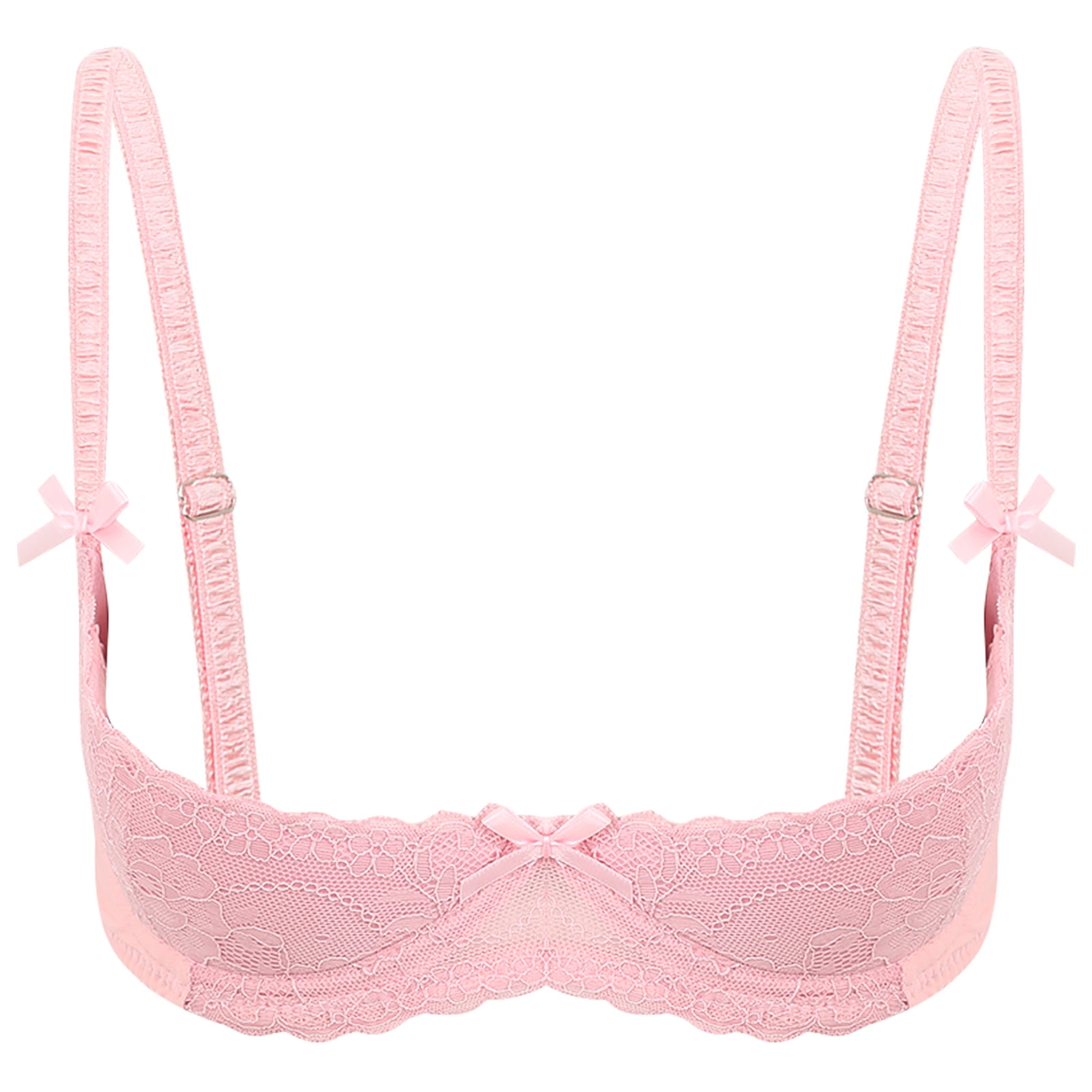 Juhao Women's Balconette Bra Lightly Padded Lace Demi Underwire Half Cup Bras Breathable Adjustable Strap Low Cut Push Up Bras Juhao Women's Balconette Bra Lightly Padded Lace Demi Underwire Half Cup Bras Breathable Adjustable Strap Low Cut Push Up Bras