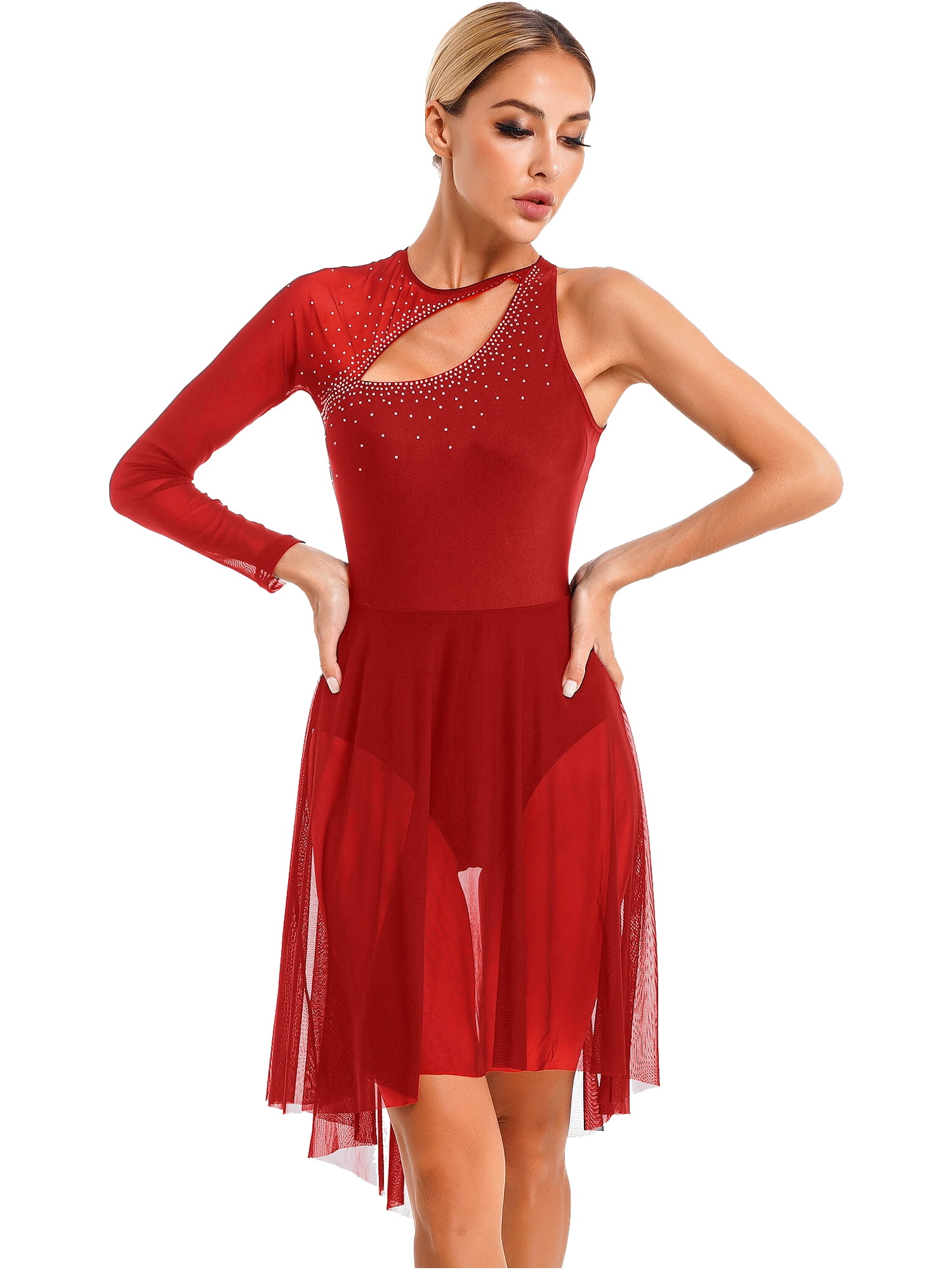 Amazon.com: iiniim Women's Shiny Sequins Tassel Latin Jazz