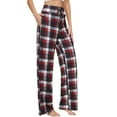 thumbnail image 1 of iniber Women's Comfy Pajama Pants Casual Lounge Pant Wide Leg Palazzo Stretch Drawstring Bottoms, 1 of 2