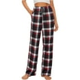 thumbnail image 1 of iniber Womens Pajama Pants with Pockets, Soft Drawstring Lounge Pants Pjs Sleep Bottoms(Plaid 03, Medium), 1 of 6