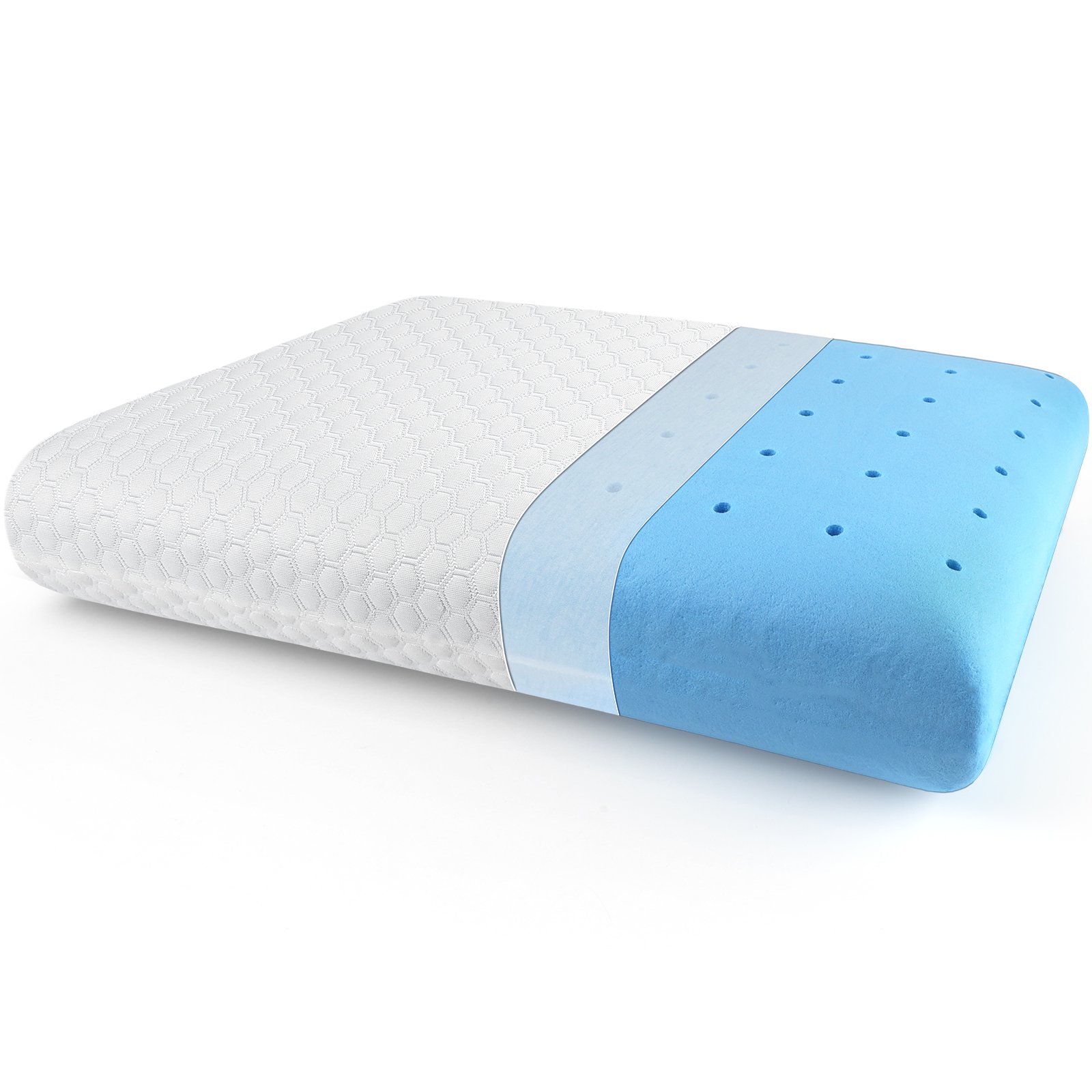 inight Memory Foam Pillow, Cooling Pillow Memory Foam, Soft Memory Foam Pillows for Back Sleepers & Side Sleepers Pillows- Standard Size, 5 inches Loft