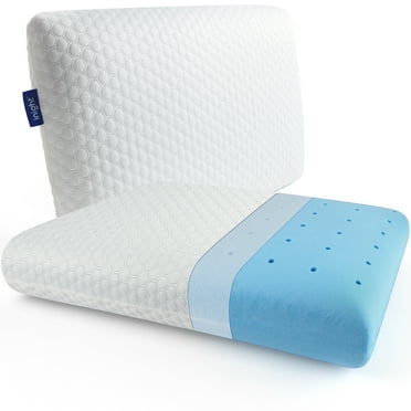 inight Memory Foam Pillows, Foam Pillows for Sleeping, Pillows Standard Size Set of 2 for Back Sleeper & Side Sleeper Pillow, Memory Foam Pillows 2 Pack, Oeko-TEX & CertiPUR-US Certified
