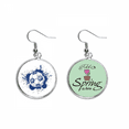 thumbnail image 1 of ink cartoon football blue soccer decoration dangle season sp earring jewelry, 1 of 4
