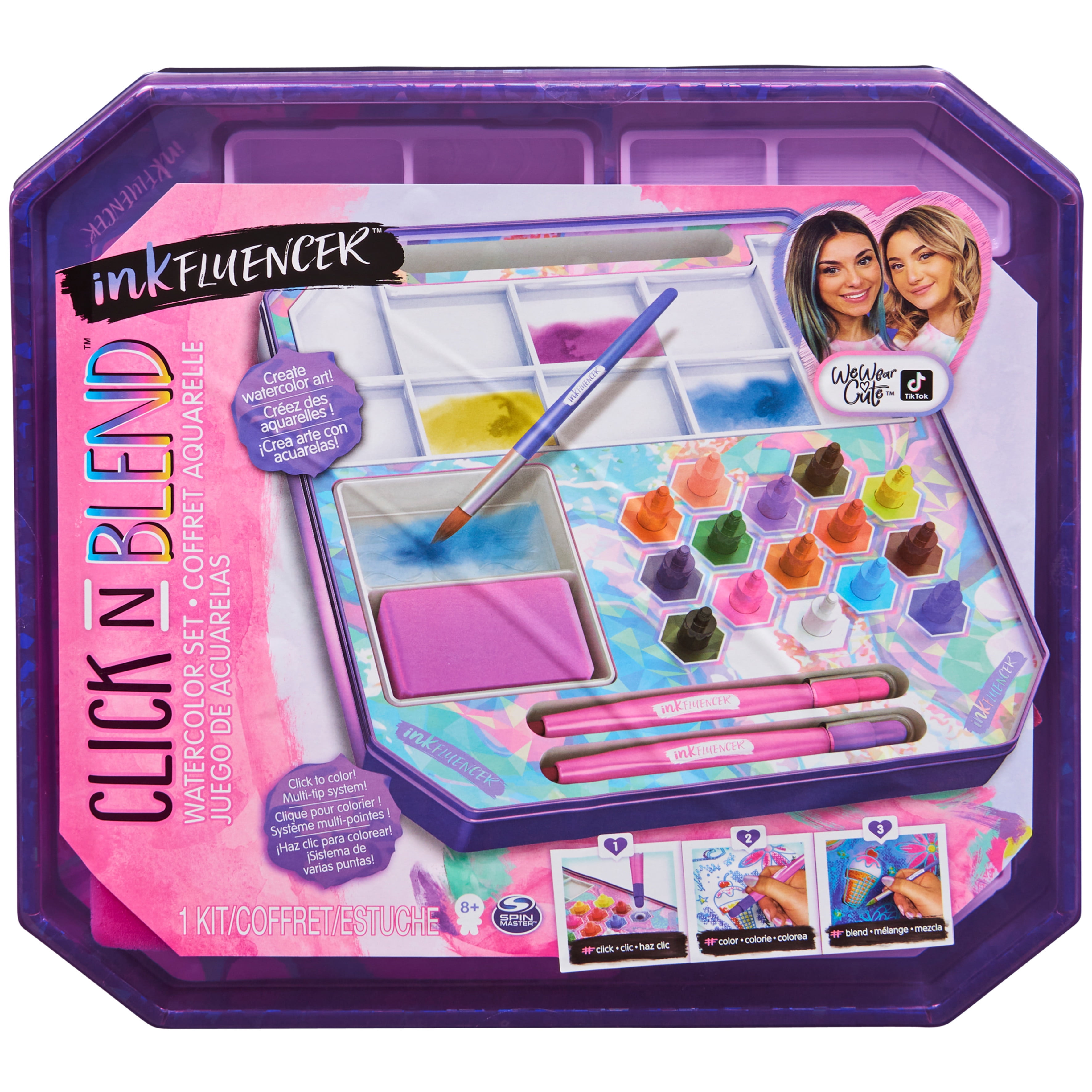 inkFLUENCER, We Wear Cute Click N Color Marker Set 