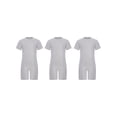 thumbnail image 1 of inlzdz 3 Packs Adaptive Clothing for Kids Special Needs Autism Sensory Jumpsuit Anti-Strip Romper with Back Zipper Grey 4, 1 of 7