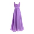 inlzdz Flower Girls Floral Lace Chiffon Maxi Dress Junior Prom Wedding