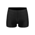 thumbnail image 1 of inlzdz Girls' Gymnastic Athletic Shorts Dance Tumbling Yoga Workout Bottom Elastic Waistband Black 14, 1 of 5
