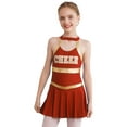 inlzdz Kids Girls Cheer Leader Costume Halloween Party Cheerleading