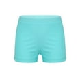 thumbnail image 1 of inlzdz Kids Girls Summer Swim Shorts Quick Dry Swimming Board Shorts Active Beach Shorts Bottoms Light Green 4, 1 of 7