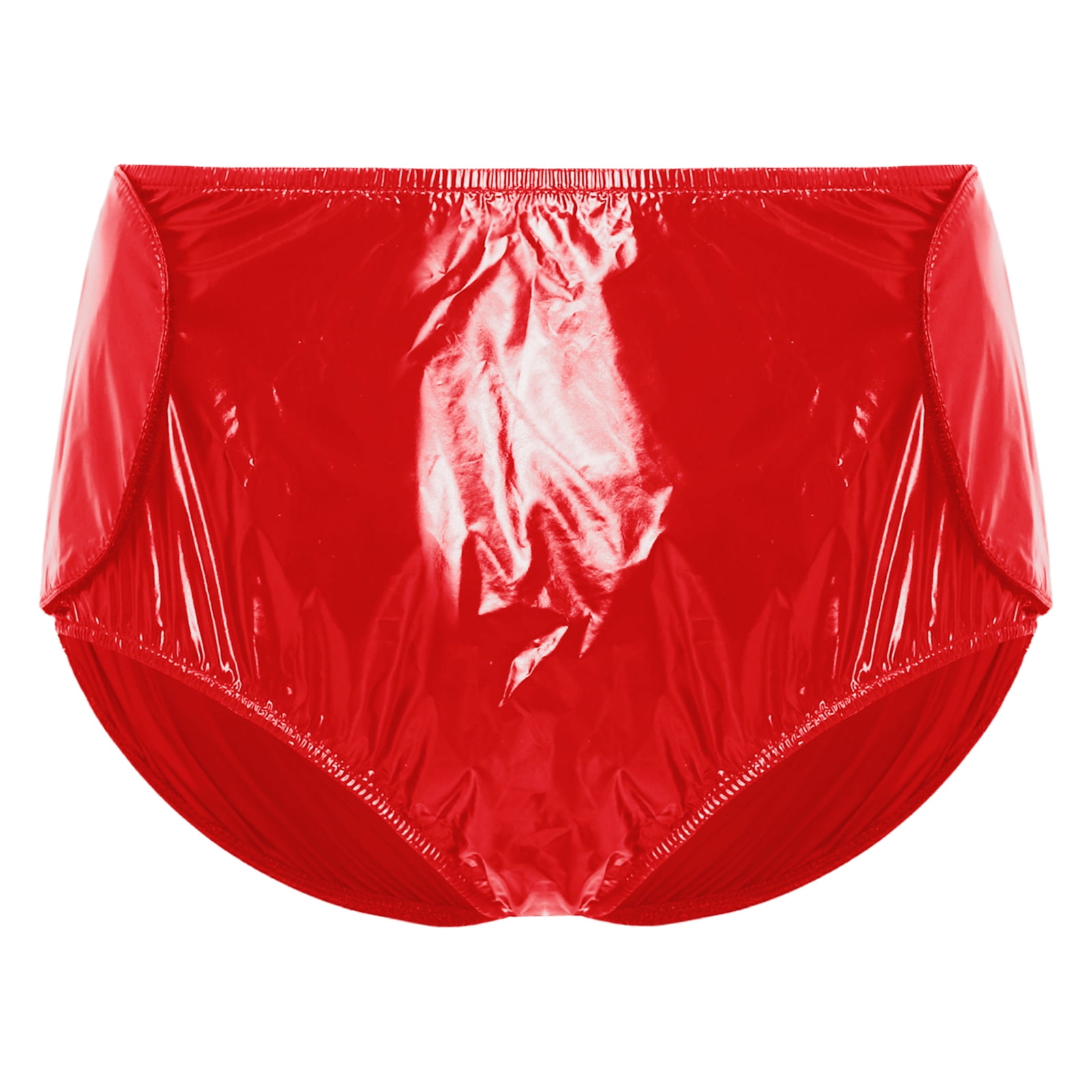 inlzdz Women Easy To Clean Adjustable Waist Plastic Underwear ...