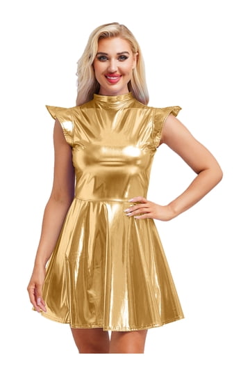 walmart gold dress Shop Gold Sequin Dresses for Women Stylish Party and Evening Looks