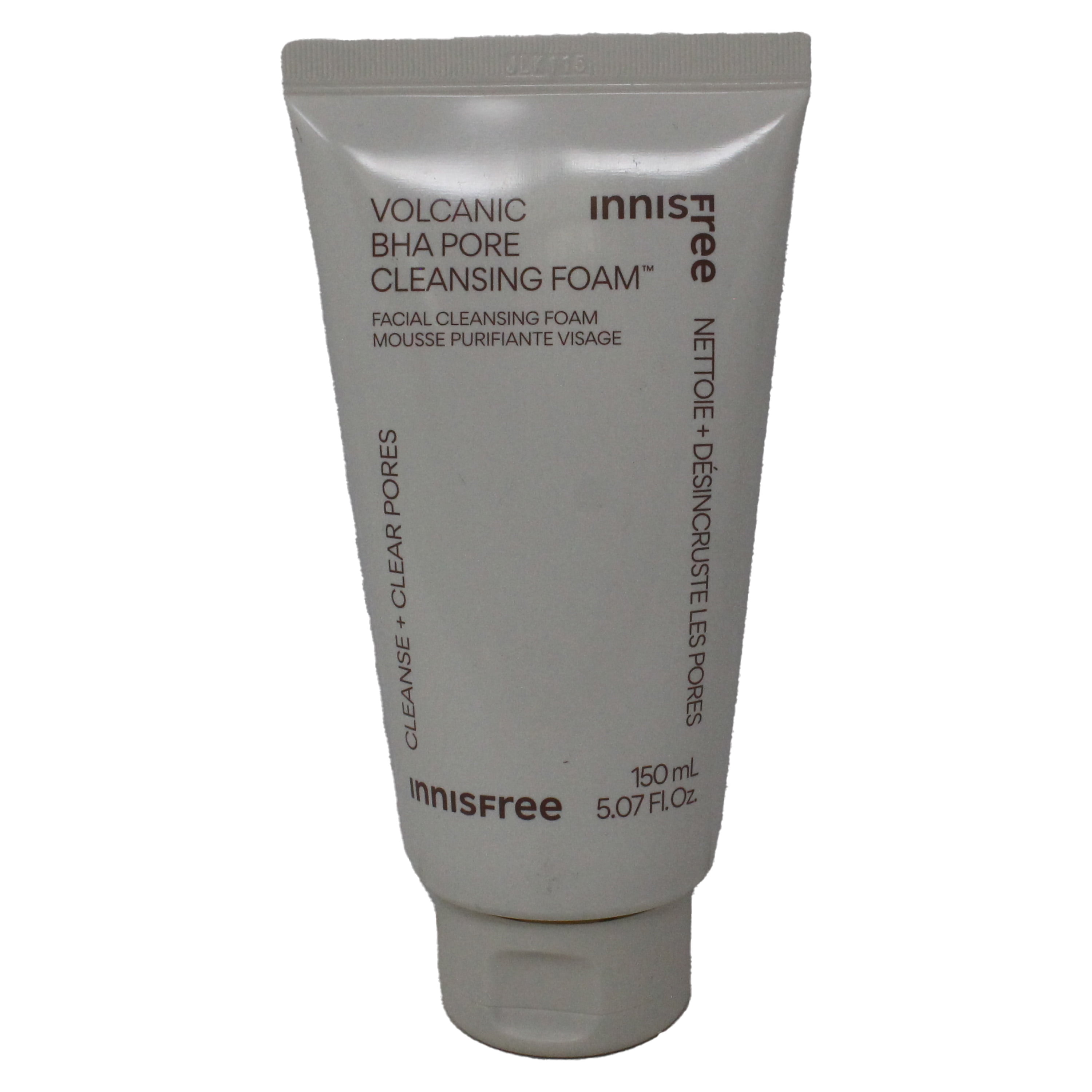 innisfree Volcanic BHA Pore Cleansing Foam with Salicylic Acid, Sulfate Free, Exfoliating Korean Cleansing Foam