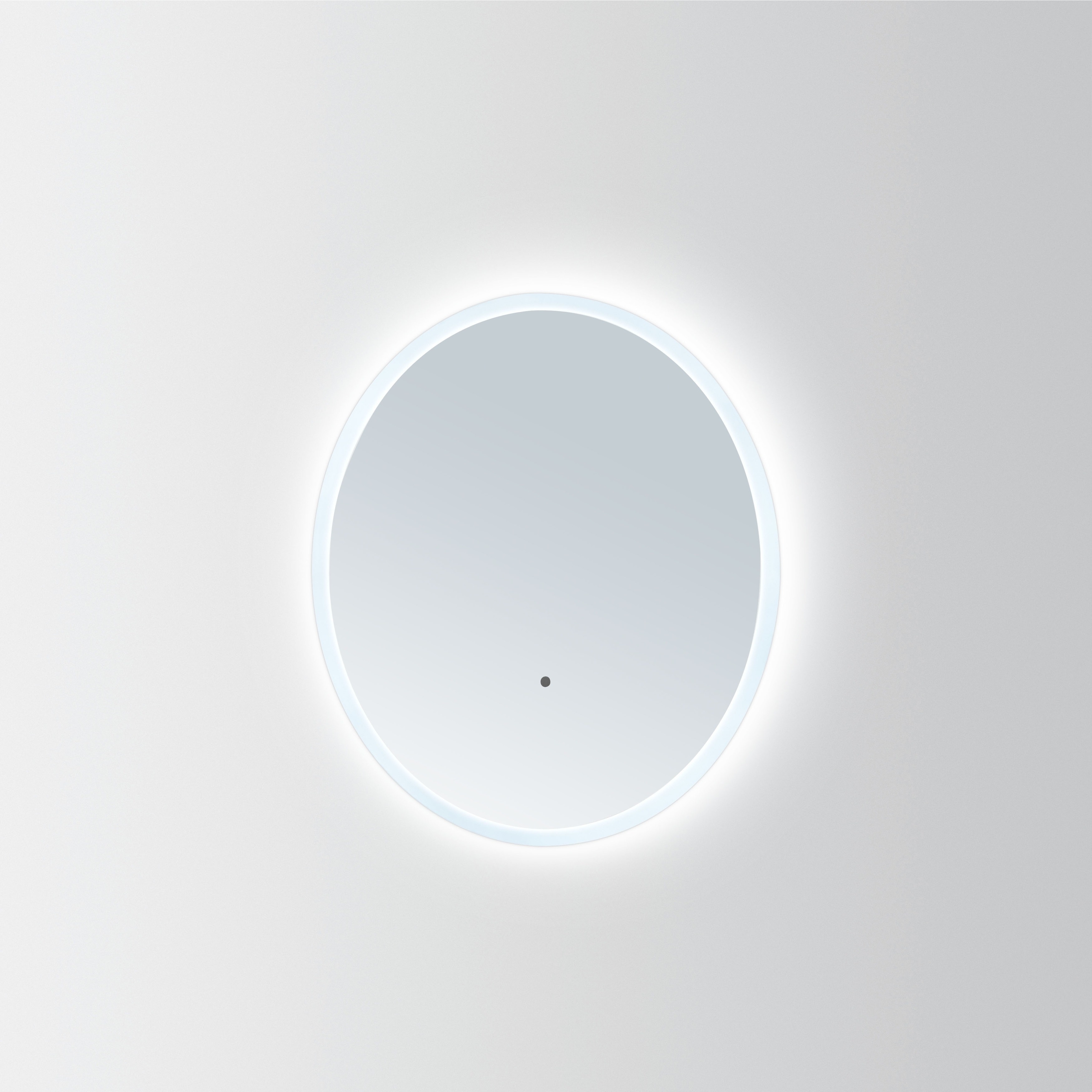 innociUSA Round/ Oval Electric LED Mirror Silver 36 Inches Wide X 36