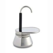 ino Single-Serving Stovetop Espresso Coffee Maker, Stainless Steel, Brews 1.7-Ounces