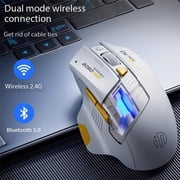 inphic A9 Exploration Edition Bluetooth dual-mode mouse silent charging mechanical feel wireless mouse 2.4G e-sports game office