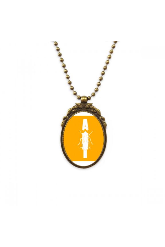 insect barm fears animals ants antique necklace vintage bead pendant keychain