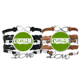 thumbnail image 1 of insect harm fear animal centipede bracelet hand strap leather wristband double set, 1 of 4