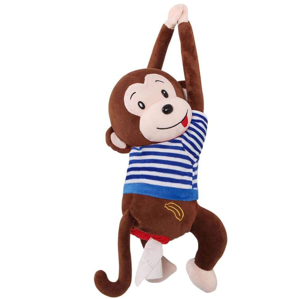 inside Car Car Tissue Monkey Cute Cartoon Animals Paper Napkin Wall