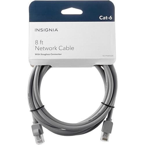 insignia 0.7m (8ft.) cat6 network cable (ns-pnw5608-c)