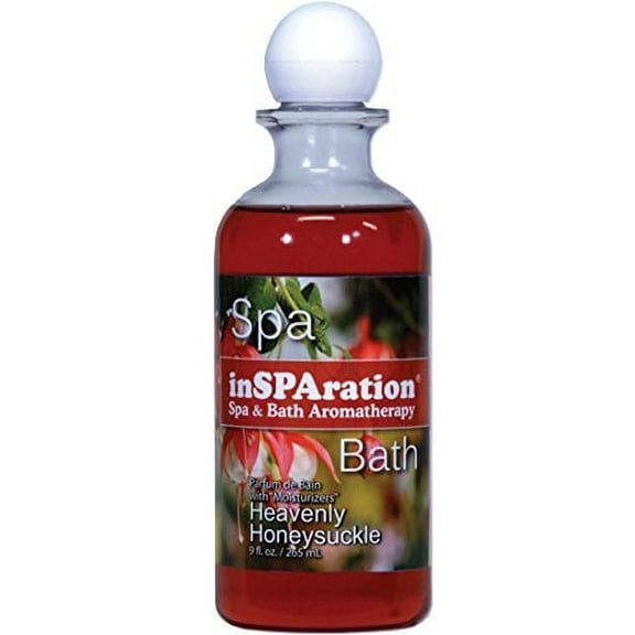 insparation spa and bath aromatherapy 118x spa liquid, 9-ounce, heavenly honeysuckle