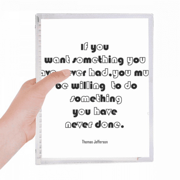 inspirational quote for doing quote notebook loose diary refillable journal statiry