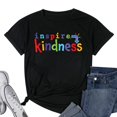 thumbnail image 1 of inspire Kindness Anti Bullying Be Kind Gifts Women Men T-Shirt Black Medium, 1 of 5