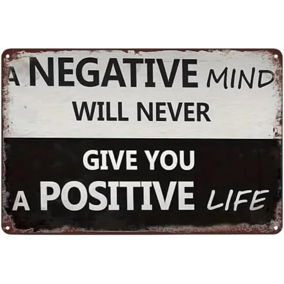 inspiring positive words vintage metal vintage inspirational wall plaque decoration hanging plaque wall room home restaurant bar cafe door decoration 12X8 in