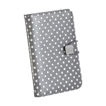 Fujifilm 600020140 Instax Square Photo Album - Fastening Strip - Graphite Gray with White Squares