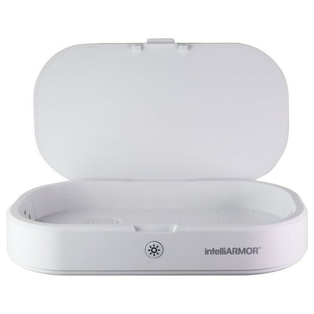 intelliARMOR - UV SHIELD+ - PORTABLE SMART PHONE LED SANITIZER - White