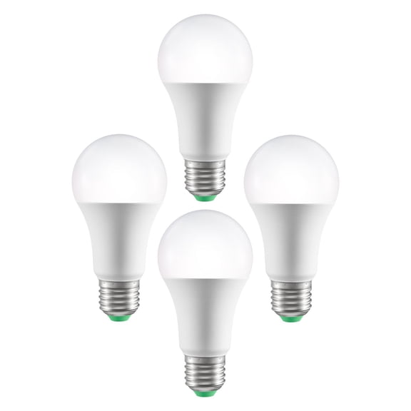 intelligence LED bulbs 4-piece set, 9W 800 lumens, RGB color change, can be used with Alexa Google Assistant, WiFi app control mobile operating system suitable for home office