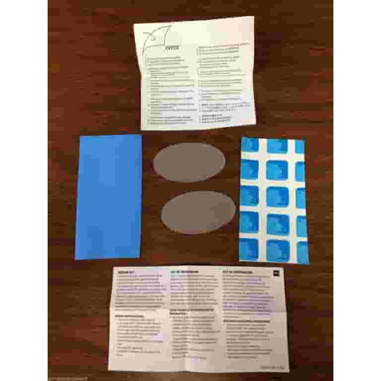 intex above ground pool patch material only repair kit NO glue