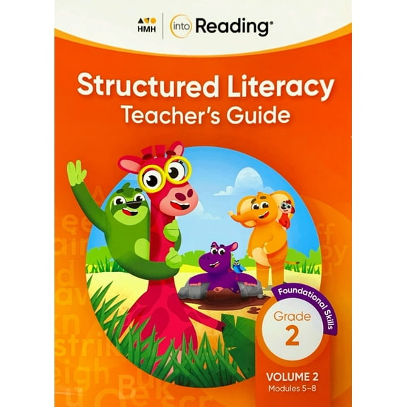 New - into Reading, Structured Literacy, Teacher's Guide, Grade 2, Volume 2, Modules 5-8, c. 2023, 9780358883609, 0358883601