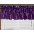 thumbnail image 1 of intuck taffeta window valance 52 wide plum, 1 of 3