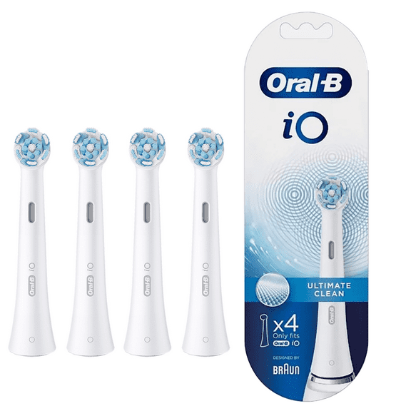 iO-Series Replacement Brush Heads for Sensational Freshness - Premium Electric Toothbrush Replacement Compatible with Oral-B iO ModelsWhite