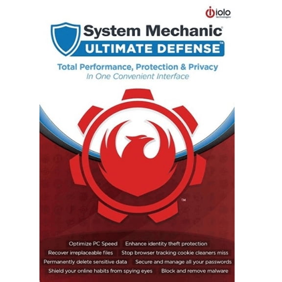 iolo System Mechanic Ultimate Defense - 1-Year / 10- Device (Windows)