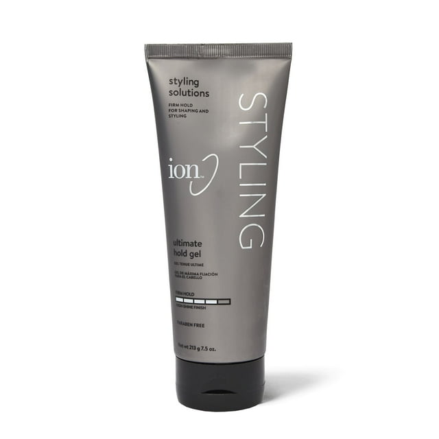 ion Styling Solutions Ultimate Hold Gel, Firm Hold Styling Gel, No