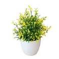 thumbnail image 1 of ionze 1 Pack Small Artificial Plants Potted for Shelf Desk Home Bathroom Decor (Yellow), 1 of 3