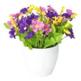 thumbnail image 1 of ionze 1 pcs Potted Artificial Flowers Fake Flowers with Vase Faux Flowers in Pot, Spring Decor for Home Office Floral Arrangement for Table Dinning Room Decoration Shelf Decor, 1 of 8