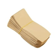 ionze 50 Pack Brown Paper Bags Recyclable Kraft Sack Seed Envelopes Lunch Bags Snacks Bags Small Items Storage Packets (Yellow)