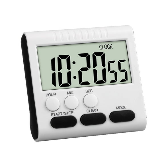 ionze Appliances Digital Kitchen Timer TSV Countdown Kitchen Timer with Loud Alarm Large LCD Display Timer Kitchen Cooking Timer for Baking Sports Games Timers （Black）