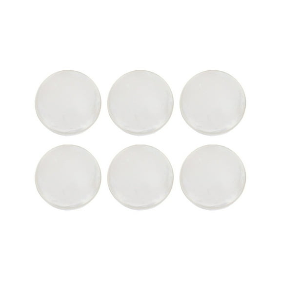 ionze Clearance! Doorstop 6Pcs Door Knob Stoppers Wall Protector Clear Door Bumper with Self Strong Adhesive Reusable Round Rubber Knob Wall Protector for Home Housewares (Clear)