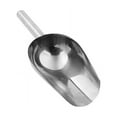 thumbnail image 1 of ionze Clearance! Ice Scoop for Multi-Purpose Use,Stainless Steel Metal Food Scoop Kitchen Restaurant Bar Party Wedding Ice Machine Heavy Duty(Z-Silver E), 1 of 4
