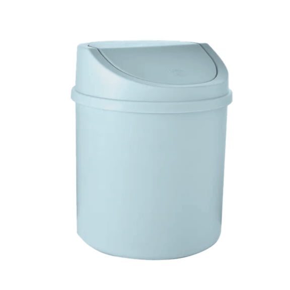 ionze Clearance! Mini Tabletop Trash Can with Creative Cover Trash Can for Kitchen Living Room Restaurant Bar (Z-Blue 2)