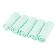 thumbnail image 1 of ionze Clearance sale! 5 Pack Organic Cotton Baby Wipes Soft Newborn Baby Face Towel Natural Muslin Washcloths And Towels For Sensitive Skin (Z-Green), 1 of 6