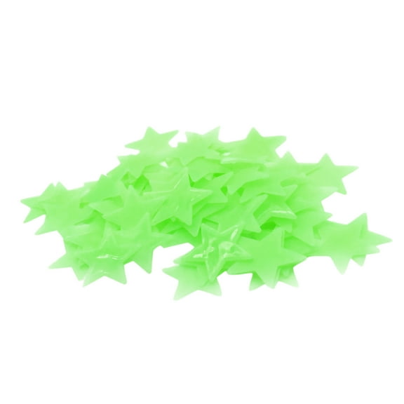 ionze Glow in The Dark Stars Stickers , 50pcs 3D Glowing Stars for Kids Bedroom Wall Stickers,Room Decor (Green)